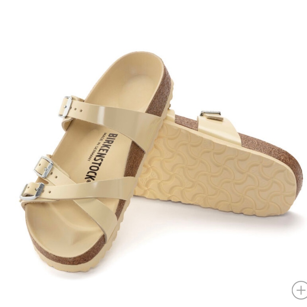 NIB BIRKENSTOCK FRANCA HEX SANDALS BUTTER